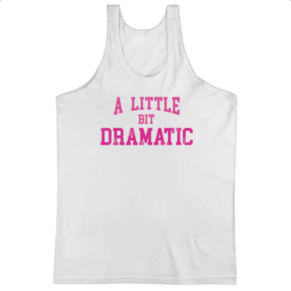 Camiseta Regata A little bit dramatic rosa