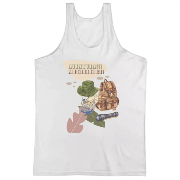 Camiseta Regata Aventureiro Mochileiro