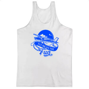 Camiseta Regata Aviao fly me to the fun