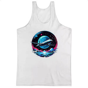 Camiseta Regata Aviao viagem night art