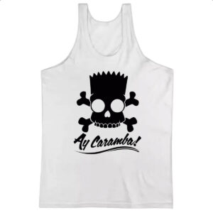 Camiseta Regata Bart Pirata - Ay Caramba