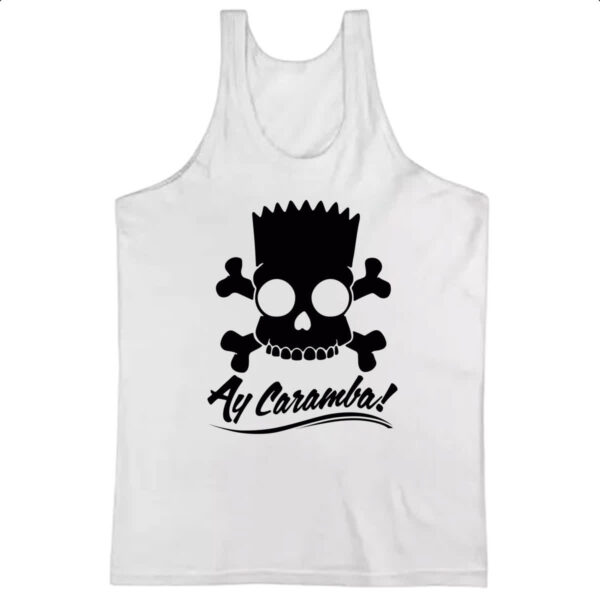 Camiseta Regata Bart Pirata - Ay Caramba