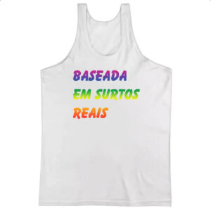 Camiseta Regata Baseada em surtos reais