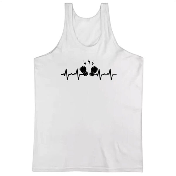 Camiseta Regata Batimento cardiaco boxe