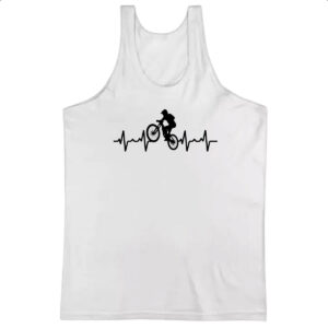 Camiseta Regata Batimento cardiaco ciclista