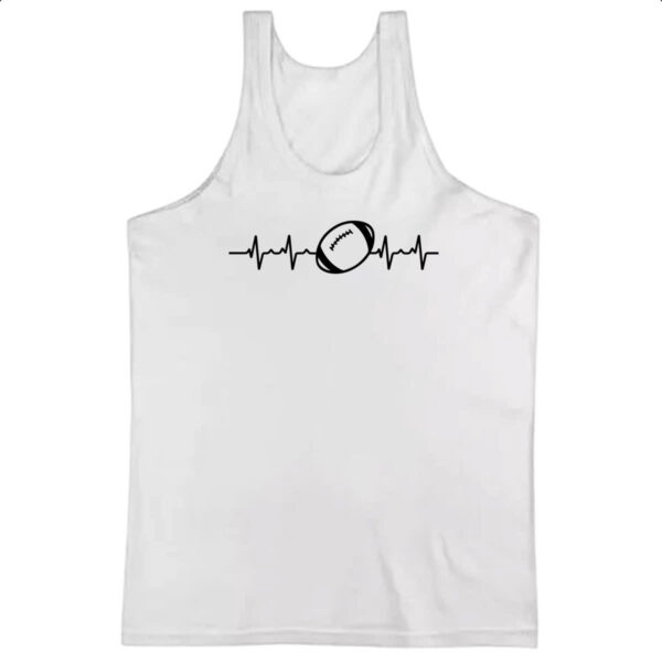 Camiseta Regata Batimento cardiaco futebol americano