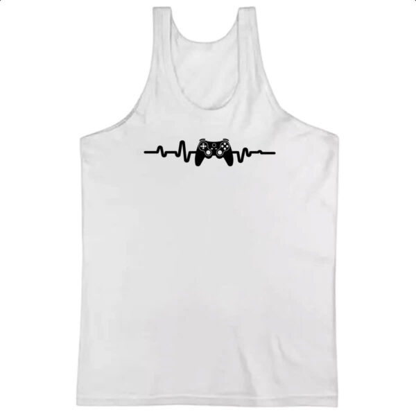 Camiseta Regata Batimento cardiaco games