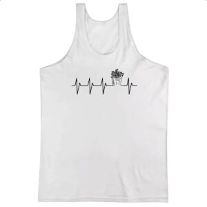Camiseta Regata Batimento cardiaco por Batatinha
