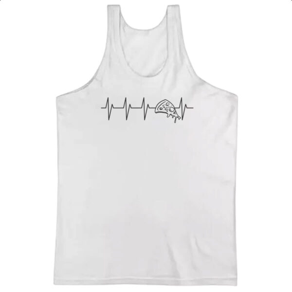 Camiseta Regata Batimento cardiaco por Pizza