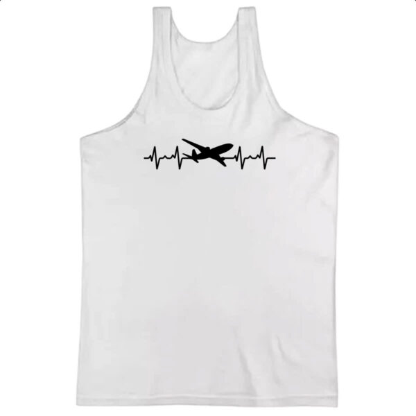 Camiseta Regata Batimento cardiaco viagem