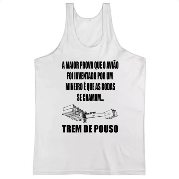 Camiseta Regata 14 Bis Trem de pouso