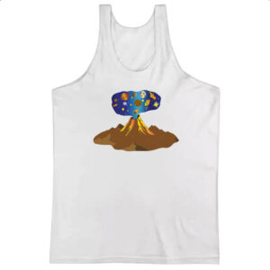 Camiseta Regata Big Bang vulcao erupcao