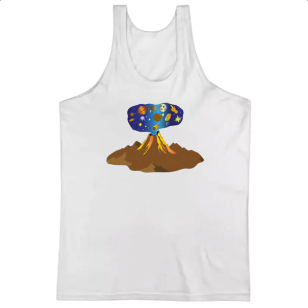Camiseta Regata Big Bang vulcao erupcao