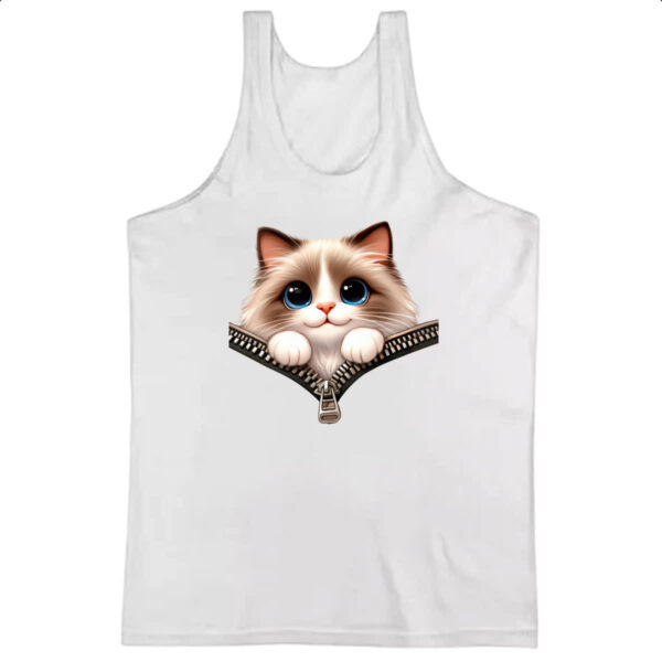 Camiseta Regata Birman no ziper