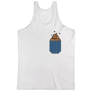 Camiseta Regata Bolso com coco