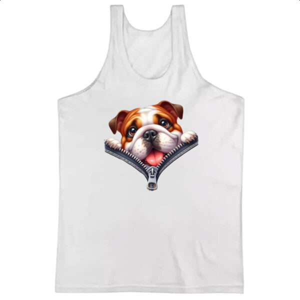 Camiseta Regata Bulldog no Ziper