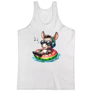 Camiseta Regata Burro na boia