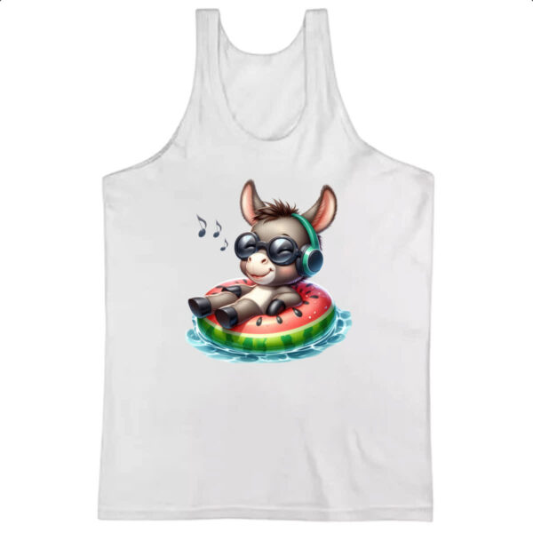 Camiseta Regata Burro na boia