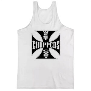 Camiseta Regata West coast chopper cruz negra
