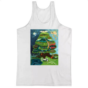 Camiseta Regata Yggdrasil arvore vida Mitologia Nordica