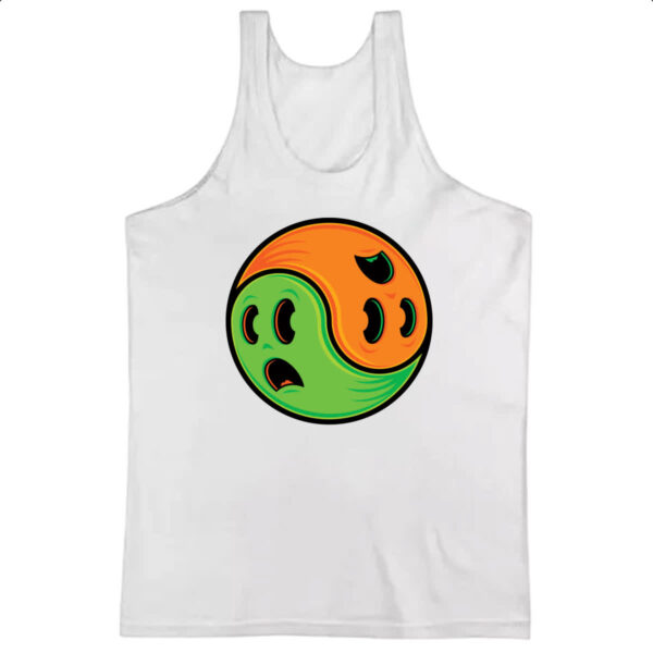 Camiseta Regata Yin Yang Halloween