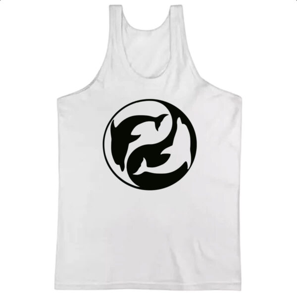 Camiseta Regata Yin e Yang Golfinhos