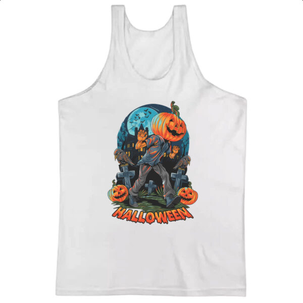 Camiseta Regata Halloween JackPot Cemiterio