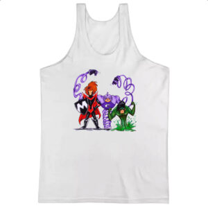 Camiseta Regata Hanna Barbera Os Impossiveis pintura a guache