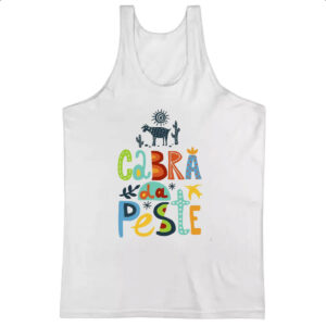 Camiseta Regata Cabra da peste elementos nordestinos