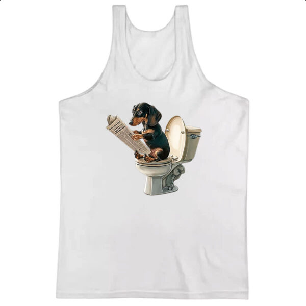 Camiseta Regata Cachorro Salsisha na sala de forca