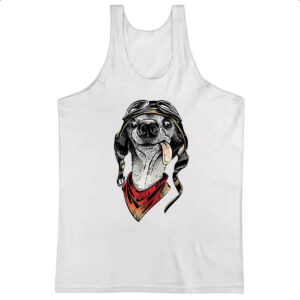 Camiseta Regata Cachorro doido piloto