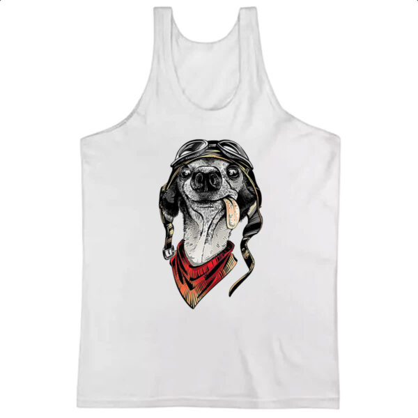 Camiseta Regata Cachorro doido piloto