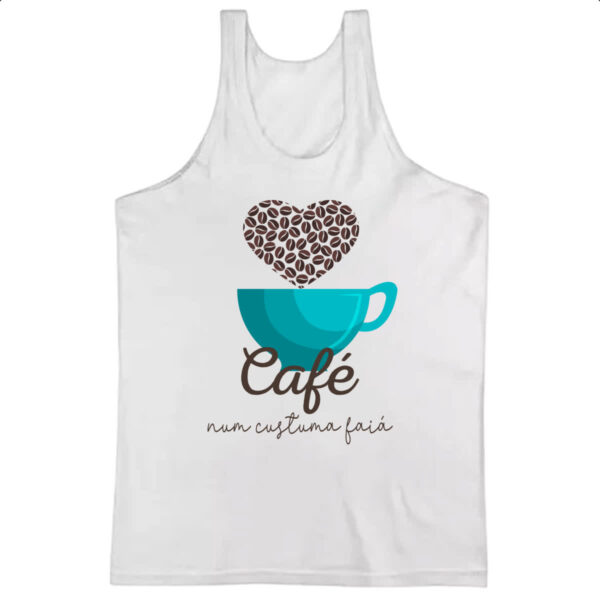 Camiseta Regata Cafe num custuma faia