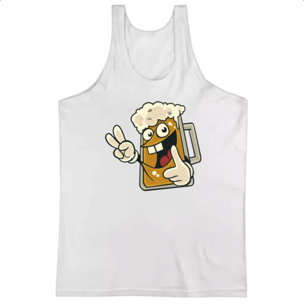 Camiseta Regata Caneca de Chop Divertida