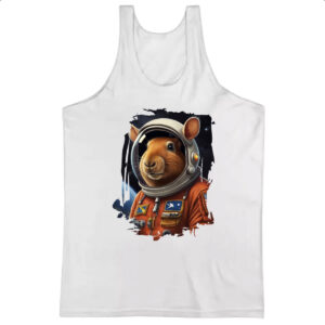 Camiseta Regata Capivara astronauta