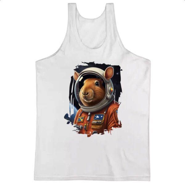 Camiseta Regata Capivara astronauta