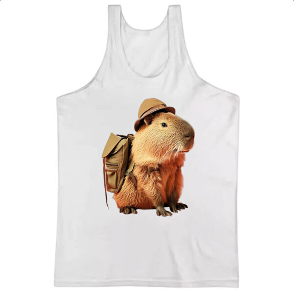Camiseta Regata Capivara aventureira