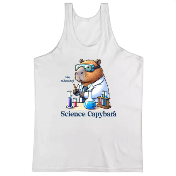 Camiseta Regata Capivara cientista