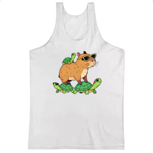 Camiseta Regata Capivara corrida tartaruga