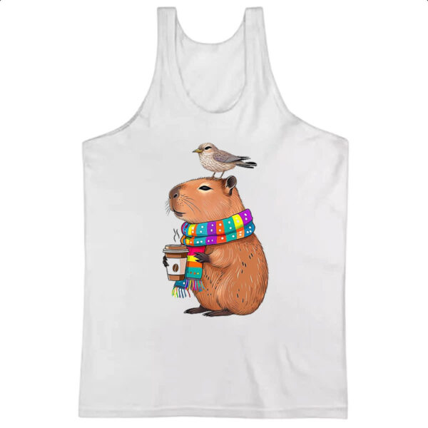Camiseta Regata Capivara de boas com cafe