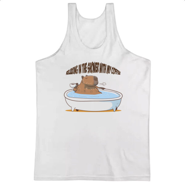 Camiseta Regata Capivara de boas no banho