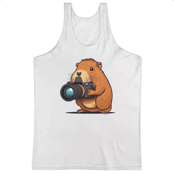 Camiseta Regata Capivara fotografica