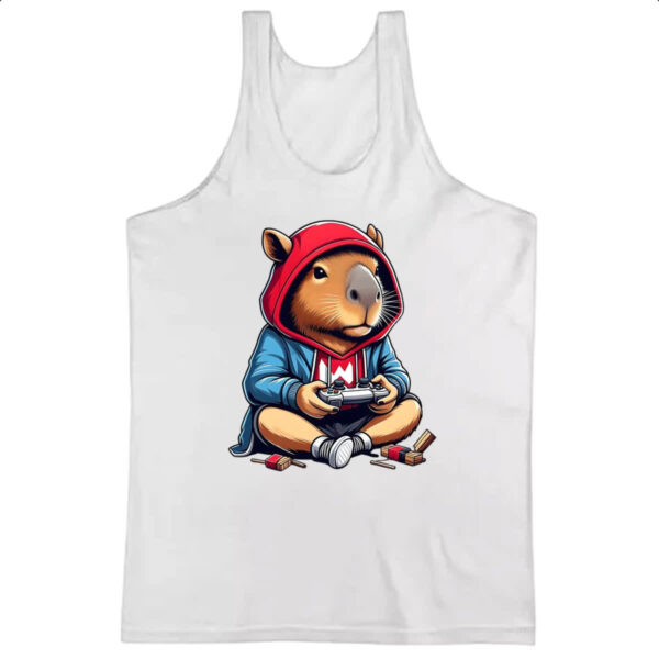 Camiseta Regata Capivara gamer