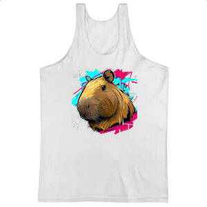 Camiseta Regata Capivara grafite