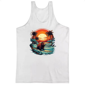 Camiseta Regata Capivara Surf Sunset