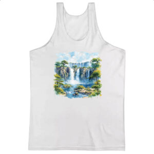 Camiseta Regata Cataratas do Iguacu watercolor