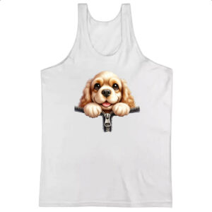 Camiseta Regata Cavalier King Charles Spaniel no Ziper
