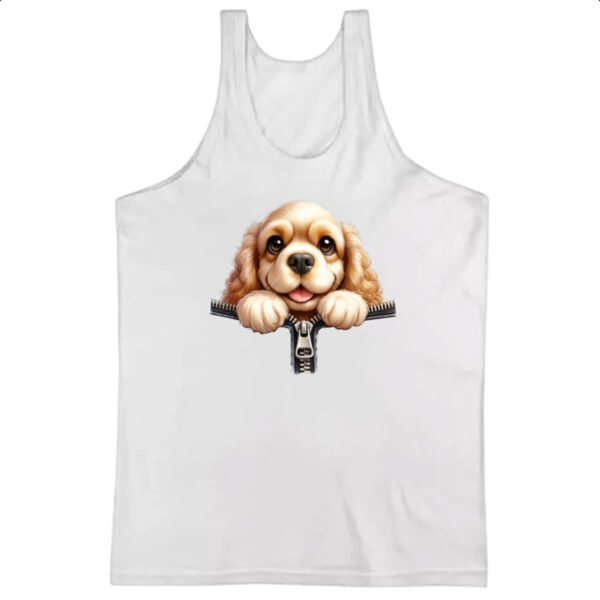 Camiseta Regata Cavalier King Charles Spaniel no Ziper