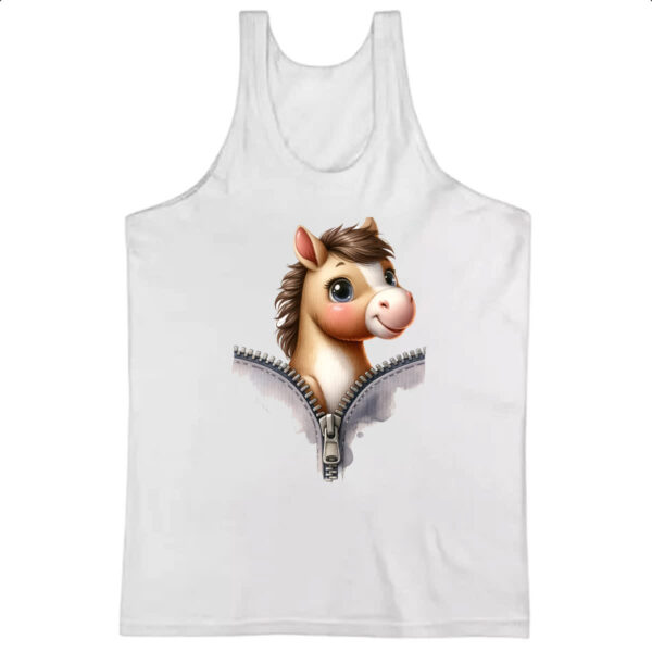 Camiseta Regata Cavalo no ziper