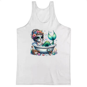 Camiseta Regata Caveira catrina sereia